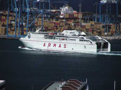 Schiff der Reederei Armas